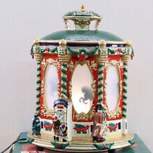 Rare Mr Christmas Moving Lighted Carousel
